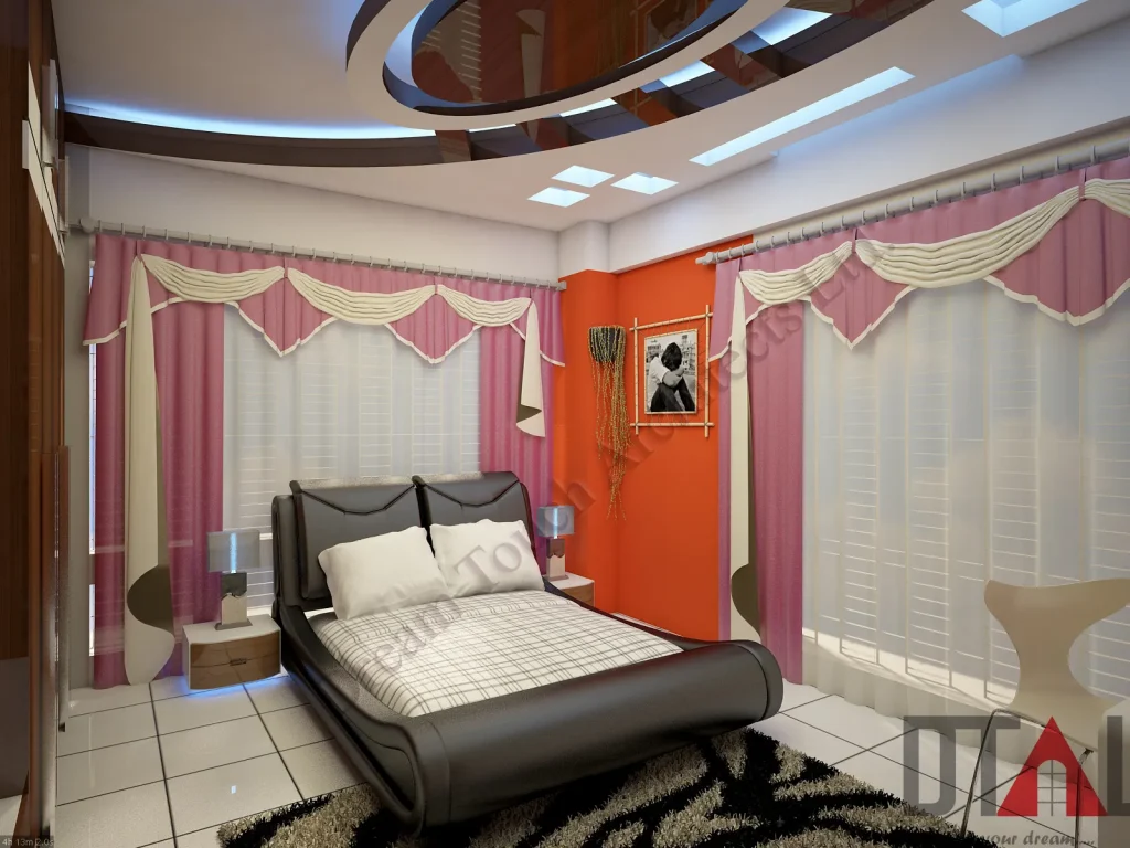 Black Platform Bedroom