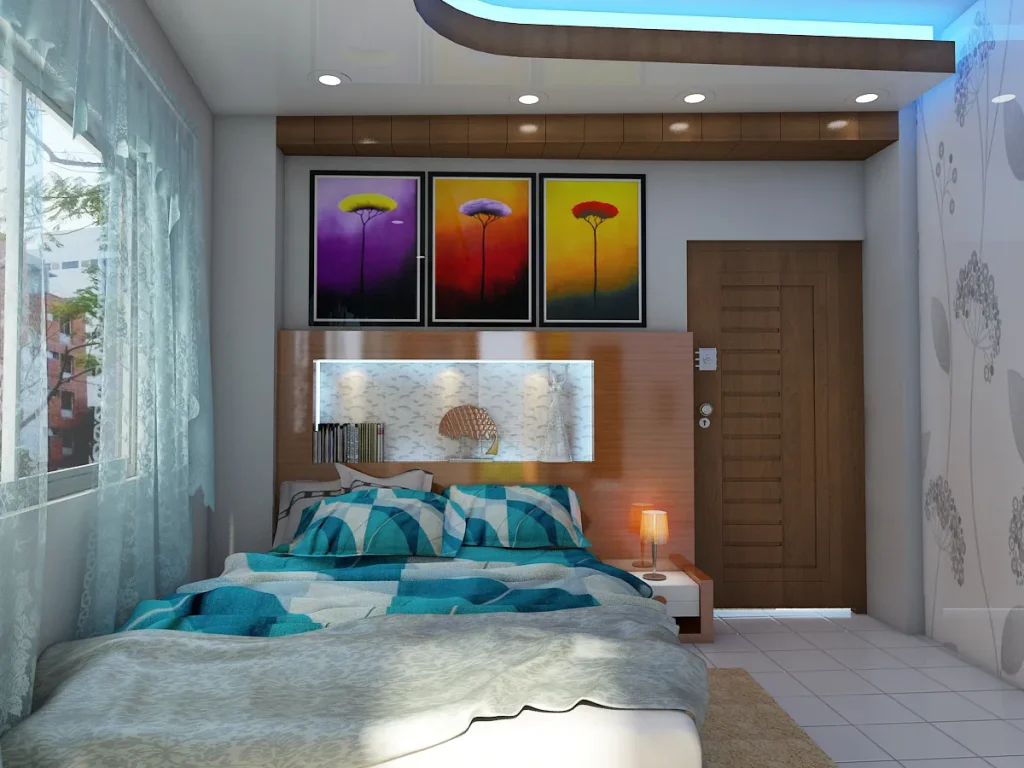 Colorful Art Bedroom