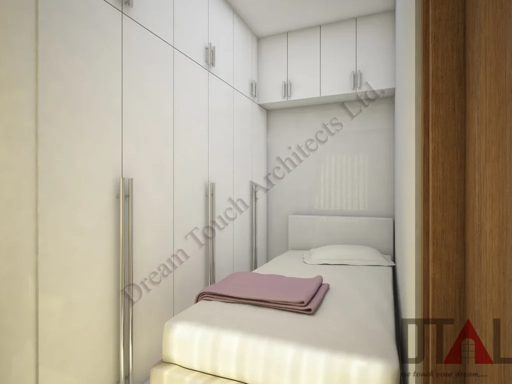 Compact Single Minimalist Bedroom