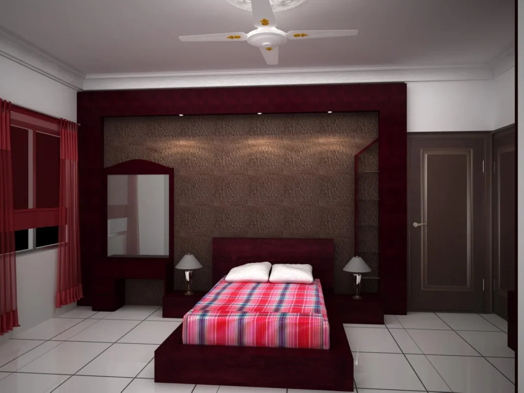 Contemporary Dramatic Bedroom