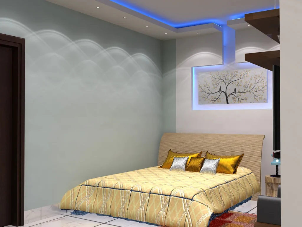Contemporary LED Accent Lighting Bedroom