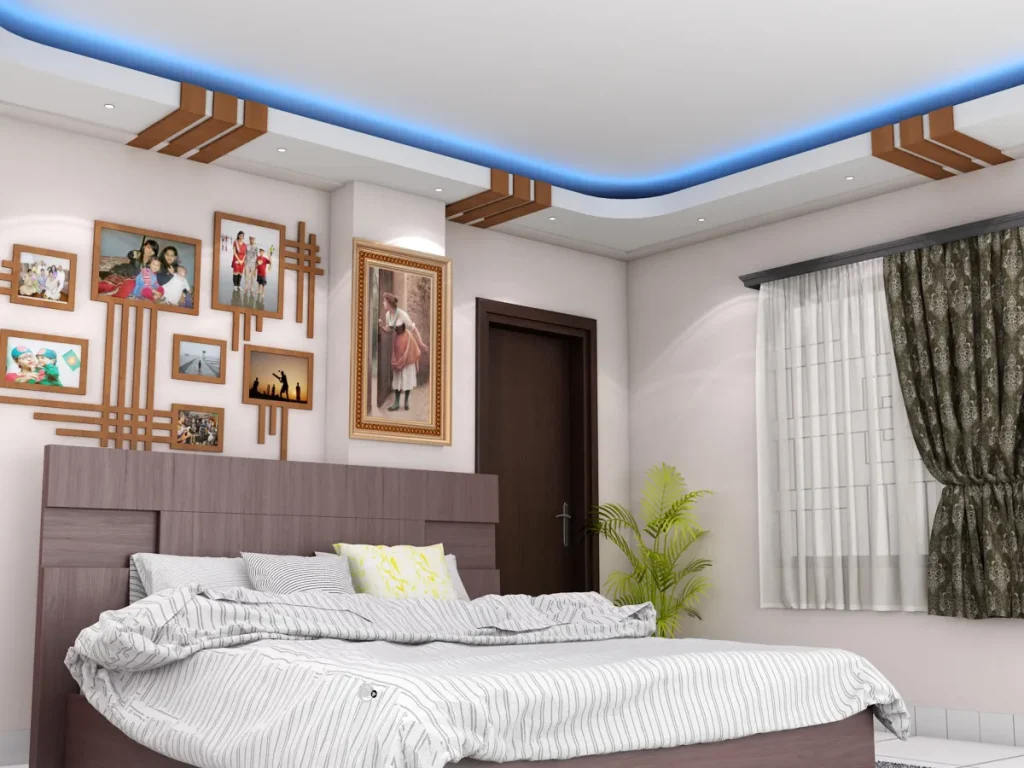 Contemporary Wooden Photo Gallery Bedroom