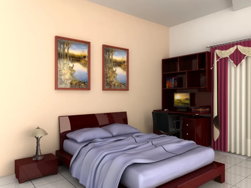 Minimalist Study Bedroom