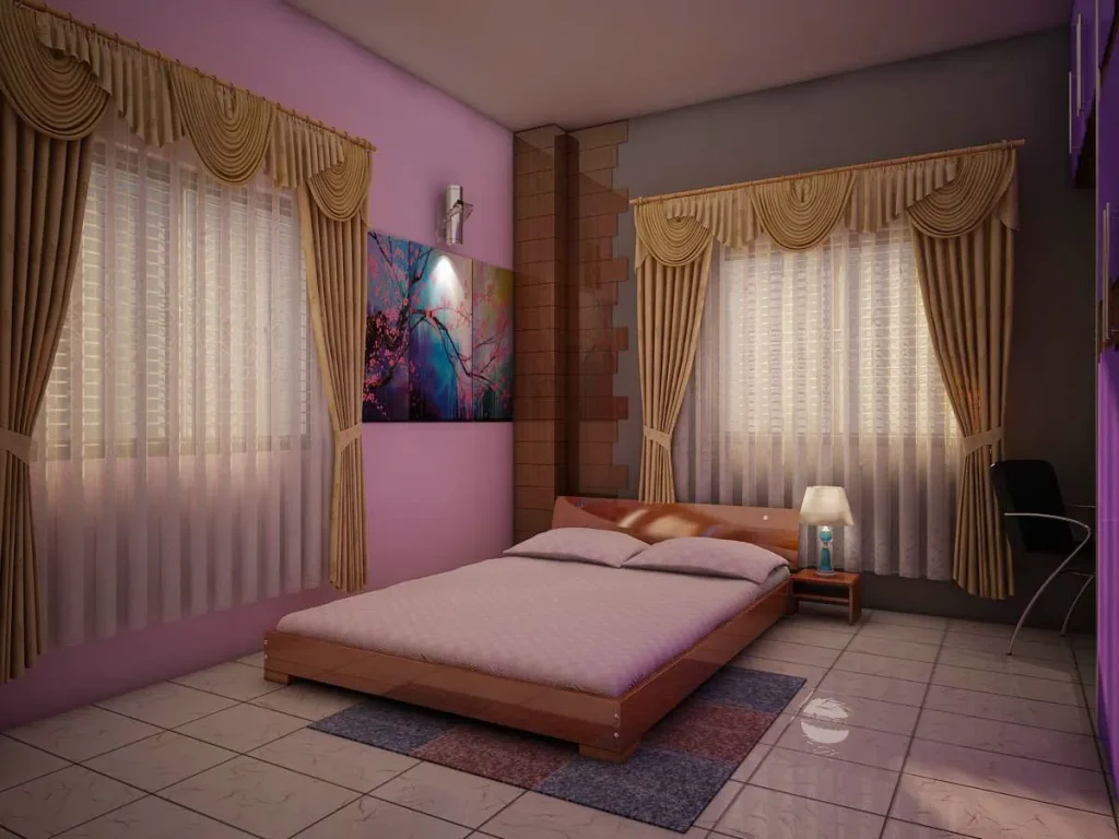 Modern Dual-Tone Bedroom