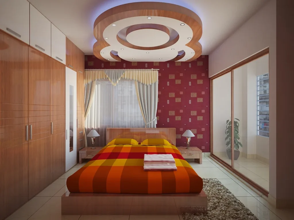 Patterned Accent Bedroom