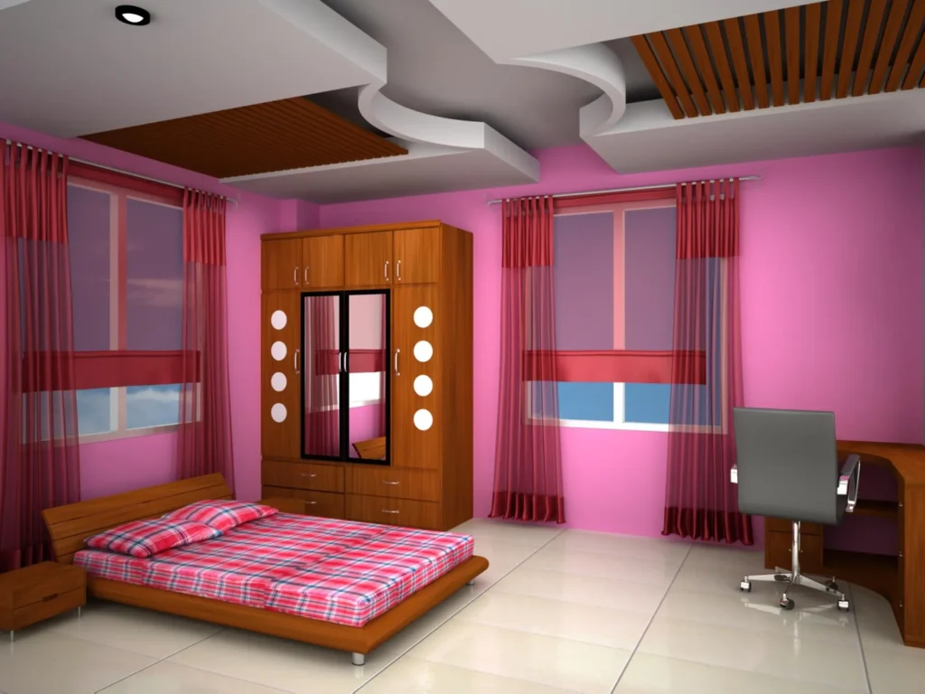Pink Teenage Bedroom