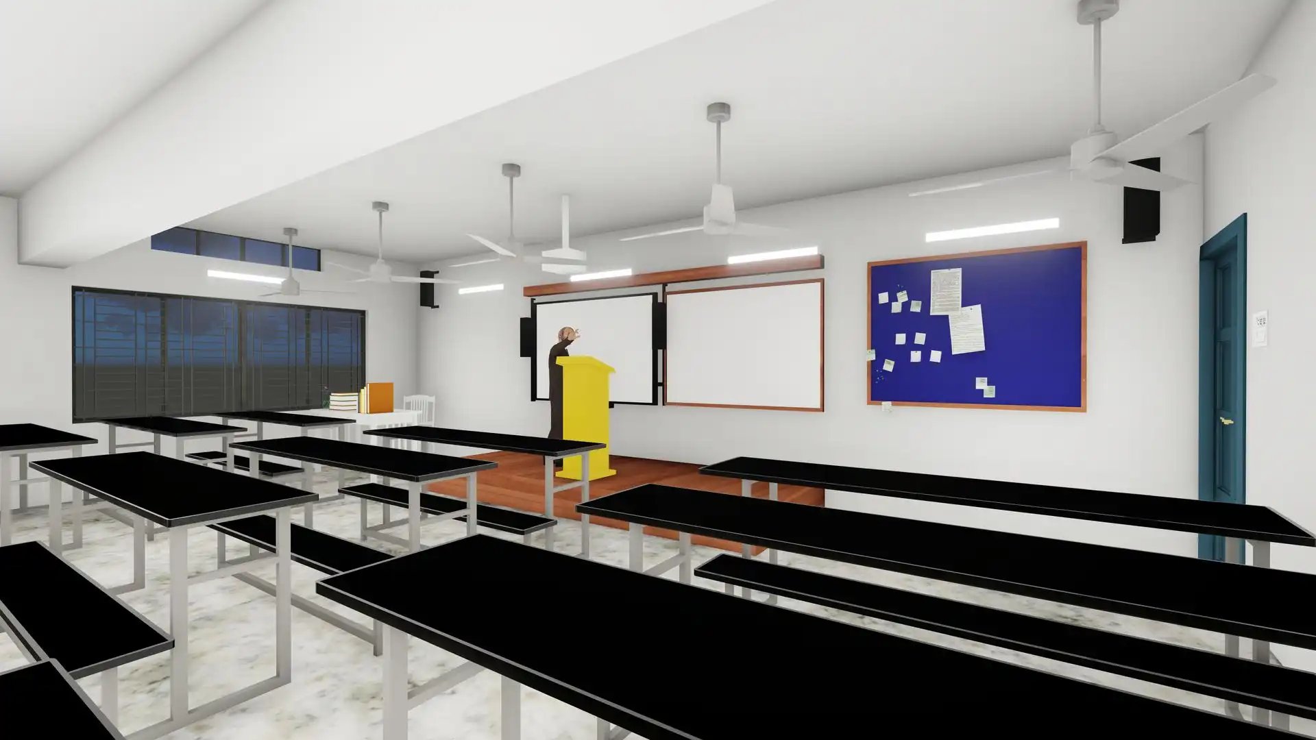School Classroom Interior Project