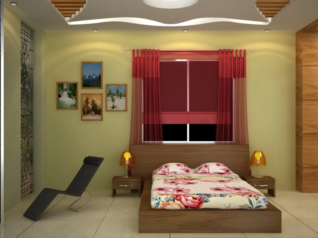 Tropical Contemporary Bedroom