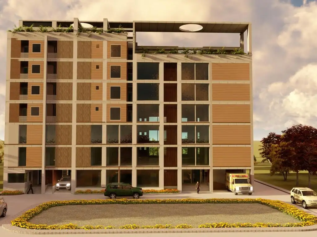 Hospital Building Exterior Architectural Design