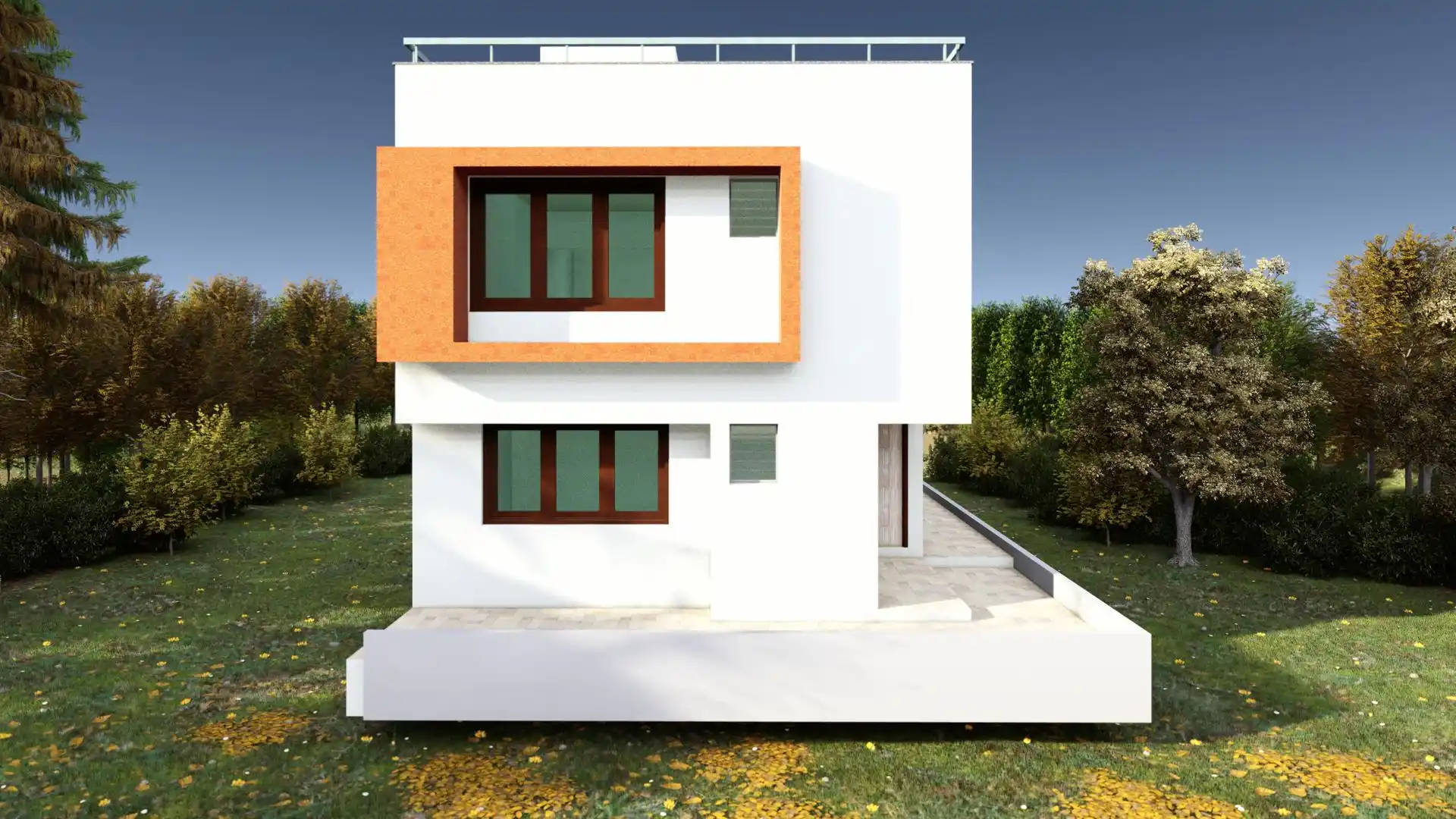 Small Duplex House Design (16)