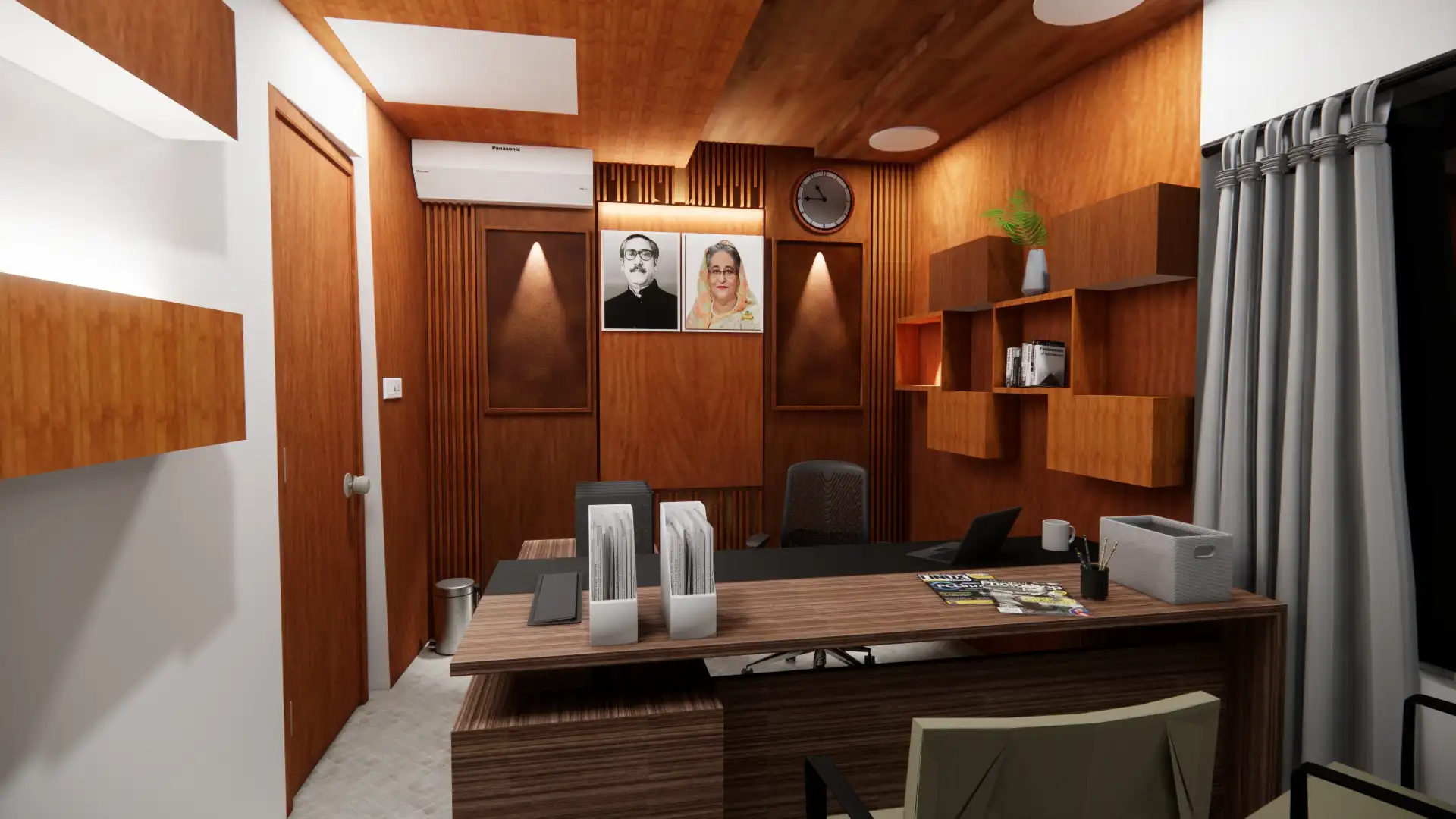 Vice President of Bangladesh Office Room Interior Design (4)